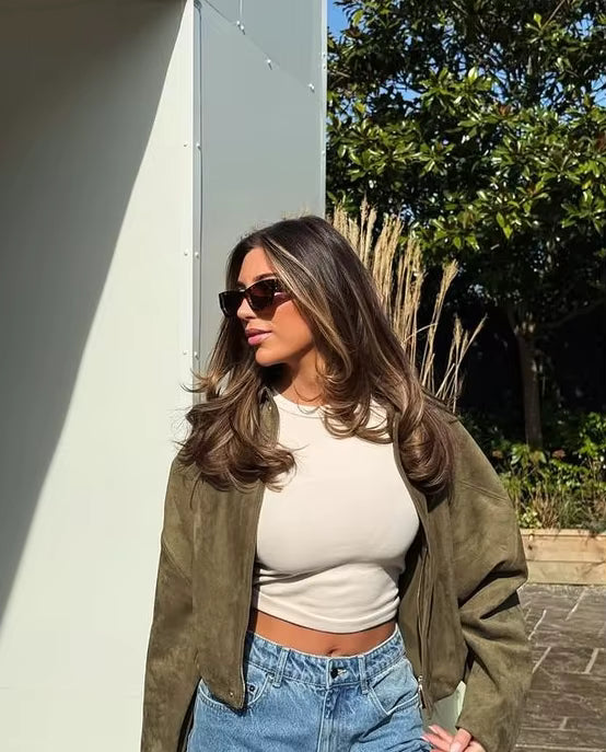 Verdura™ | Suede Bomber Jacket