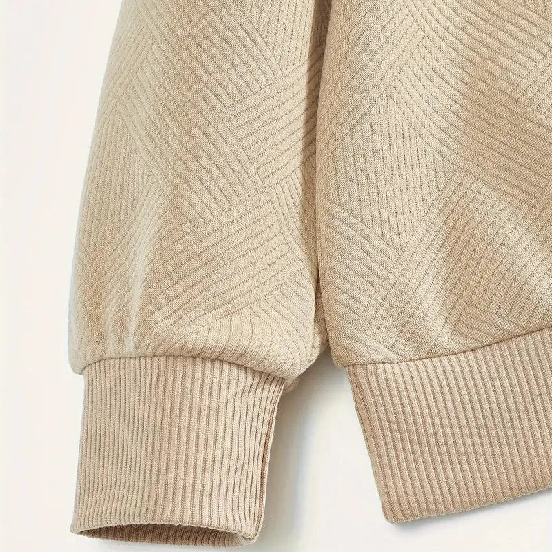 Walter™ | Jersey vintage con cremallera y diseño geométrico