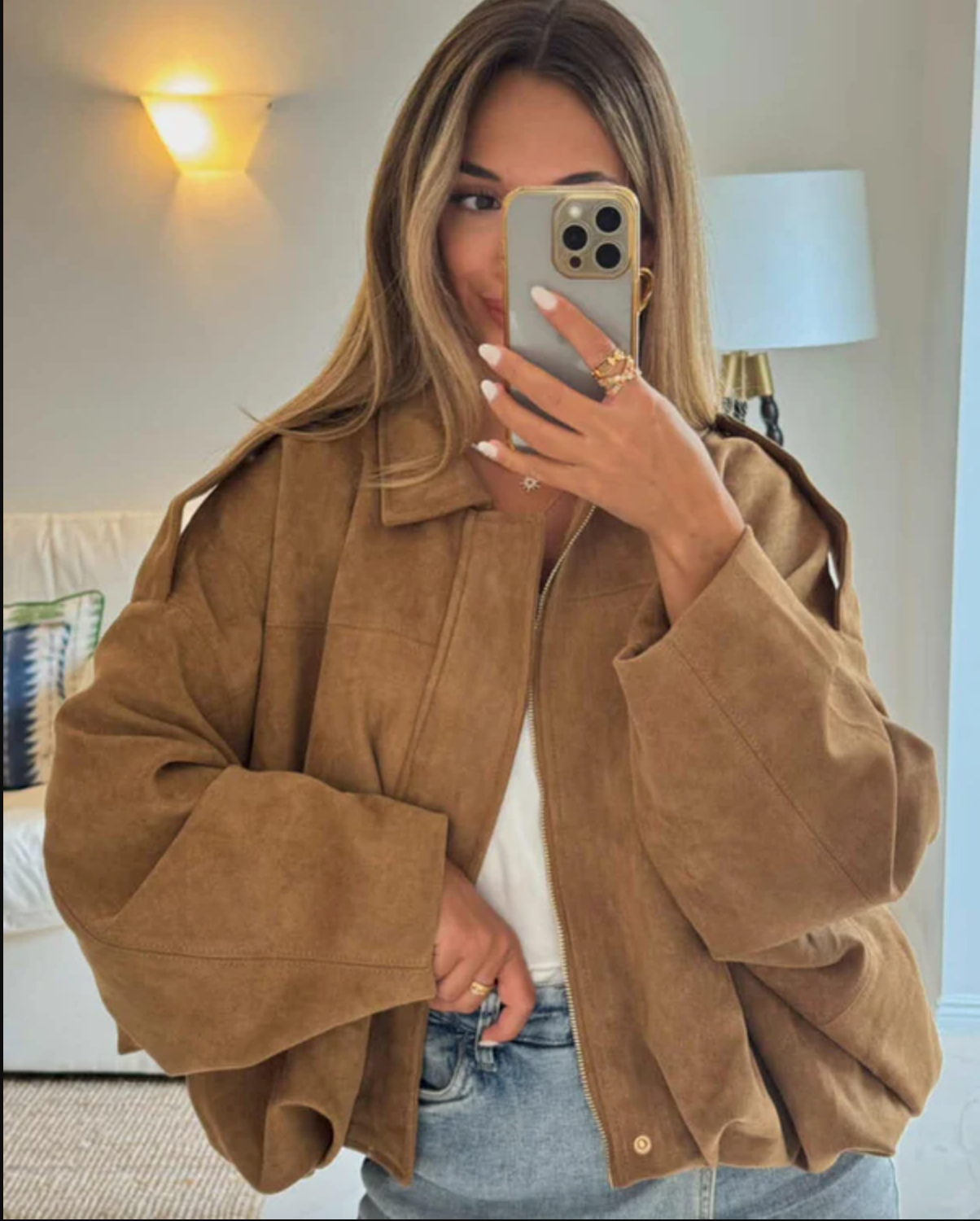 Verdura™ | Suede Bomber Jacket