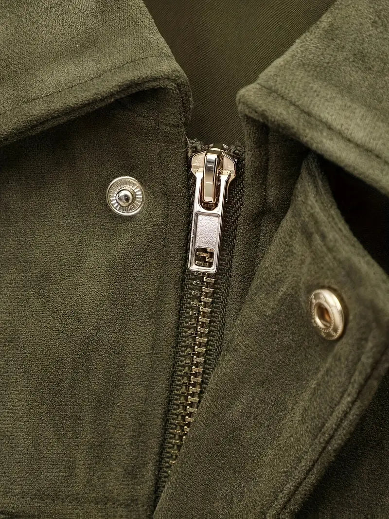 Verdura™ | Suede Bomber Jacket