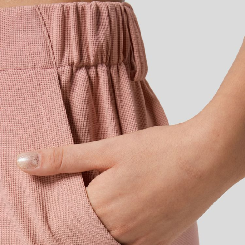 Lumin Flex™ | Pantalones de cintura alta con diseño de gofre