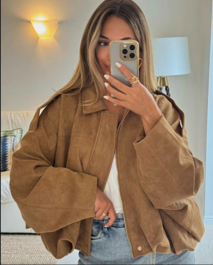 Verdura™ | Suede Bomber Jacket