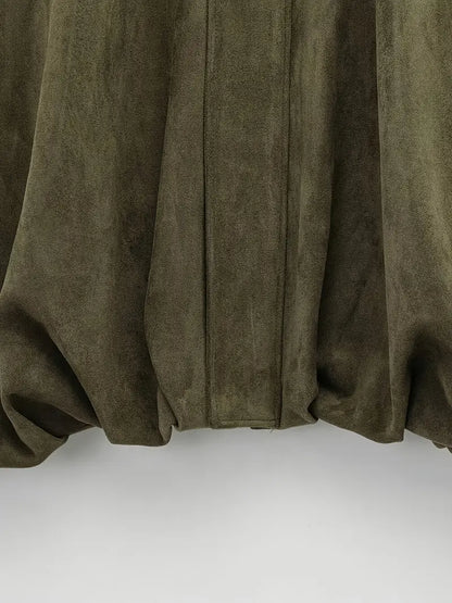 Verdura™ | Suede Bomber Jacket