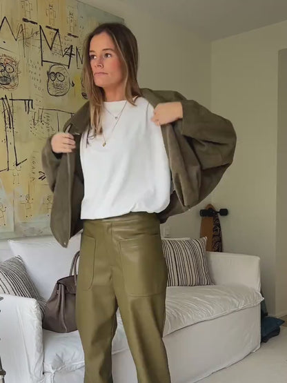 Verdura™ | Suede Bomber Jacket